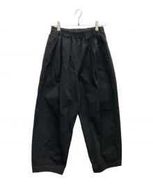 KAGURE（カグレ）の古着「コットンクロップドパンツ」｜ブラック