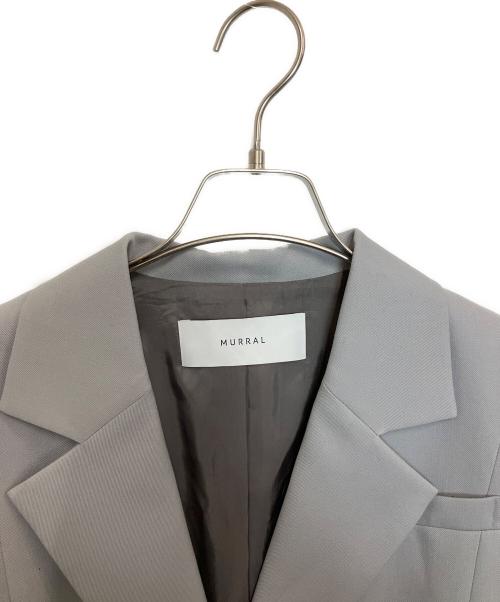 MURRAL（ミューラル）MURRAL (ミューラル) Melt jacket グレー サイズ:Freeの古着・服飾アイテム