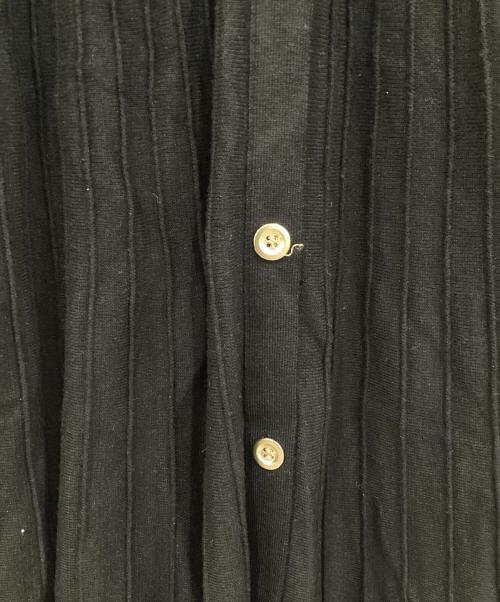 JUSGLITTY（ジャスグリッティー）JUSGLITTY (ジャスグリッティー) 袖カフスニットワンピース ブラック サイズ:1の古着・服飾アイテム