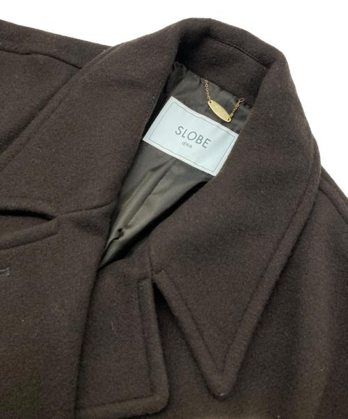 SLOBE IENA（スローブ イエナ）SLOBE IENA (スローブ イエナ) T/WメルトンビックPコート ブラウン サイズ:36の古着・服飾アイテム
