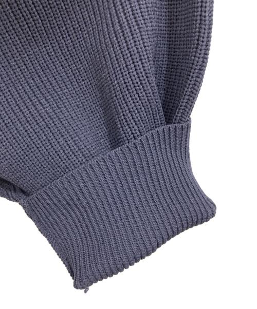 CAPRICIEUX LE'MAGE（カプリシューレマージュ）CAPRICIEUX LE'MAGE (カプリシューレマージュ) Wジップボートネックニット ネイビー サイズ:FREEの古着・服飾アイテム