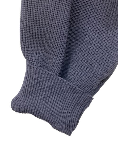 CAPRICIEUX LE'MAGE（カプリシューレマージュ）CAPRICIEUX LE'MAGE (カプリシューレマージュ) Wジップボートネックニット ネイビー サイズ:FREEの古着・服飾アイテム