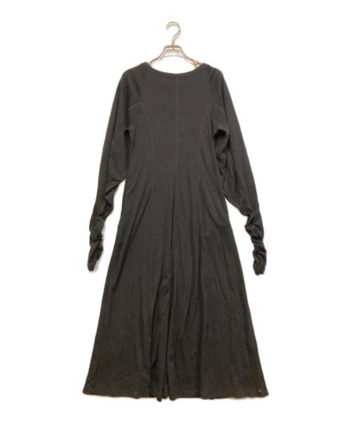 pinue（ピヌエ）PINUE (ピヌエ) カットソーワンピース ブラック サイズ:Sの古着・服飾アイテム