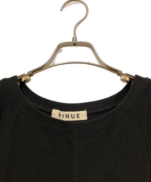 pinue（ピヌエ）PINUE (ピヌエ) カットソーワンピース ブラック サイズ:Sの古着・服飾アイテム