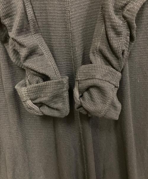 pinue（ピヌエ）PINUE (ピヌエ) カットソーワンピース ブラック サイズ:Sの古着・服飾アイテム