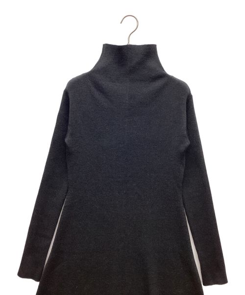 Mila Owen（ミラオーウェン）Mila Owen (ミラオーウェン) オフショルダーロングリブニットワンピース ブラック サイズ:Sの古着・服飾アイテム