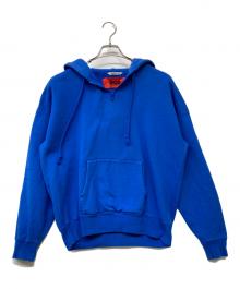 AURALEE×5525gallery（オーラリー×ゴーゴーニーゴーギャラリー）の古着「ハーフジップフーディ」｜ブルー