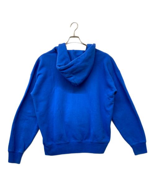 AURALEE（オーラリー）AURALEE (オーラリー) 5525gallery (ゴーゴーニーゴーギャラリー) ハーフジップフーディ ブルー サイズ:3の古着・服飾アイテム