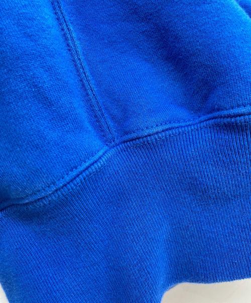 AURALEE（オーラリー）AURALEE (オーラリー) 5525gallery (ゴーゴーニーゴーギャラリー) ハーフジップフーディ ブルー サイズ:3の古着・服飾アイテム
