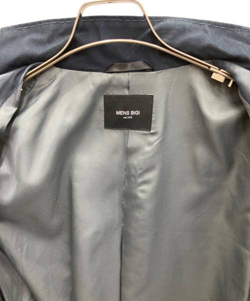 MEN'S BIGI（メンズビギ）MEN'S BIGI (メンズビギ) レザージャケット ネイビー サイズ:SIZE03の古着・服飾アイテム