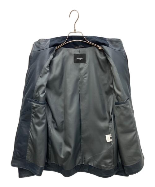 MEN'S BIGI（メンズビギ）MEN'S BIGI (メンズビギ) レザージャケット ネイビー サイズ:SIZE03の古着・服飾アイテム