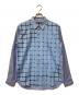 COMME des GARCONS HOMME DEUX（コムデギャルソン オム ドゥ）の古着「切替デザインシャツ」｜ブルー