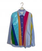 COMME des GARCONS SHIRTコムデギャルソンシャツ）の古着「マルチストライプシャツ」｜マルチカラー