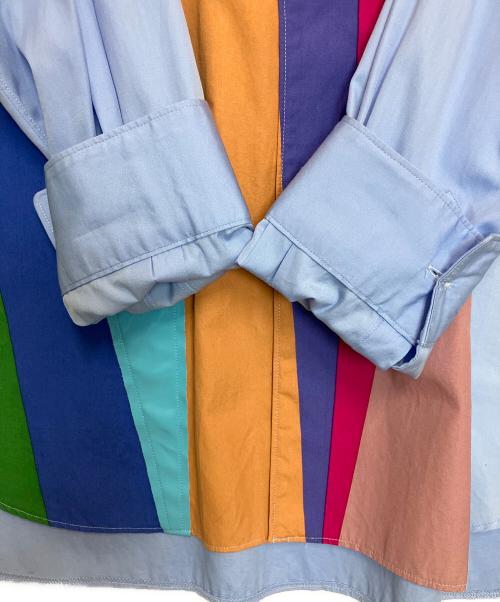COMME des GARCONS SHIRT（コムデギャルソンシャツ）COMME des GARCONS SHIRT (コムデギャルソンシャツ) マルチストライプシャツ マルチカラー サイズ:Mの古着・服飾アイテム