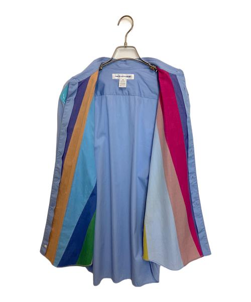 COMME des GARCONS SHIRT（コムデギャルソンシャツ）COMME des GARCONS SHIRT (コムデギャルソンシャツ) マルチストライプシャツ マルチカラー サイズ:Mの古着・服飾アイテム