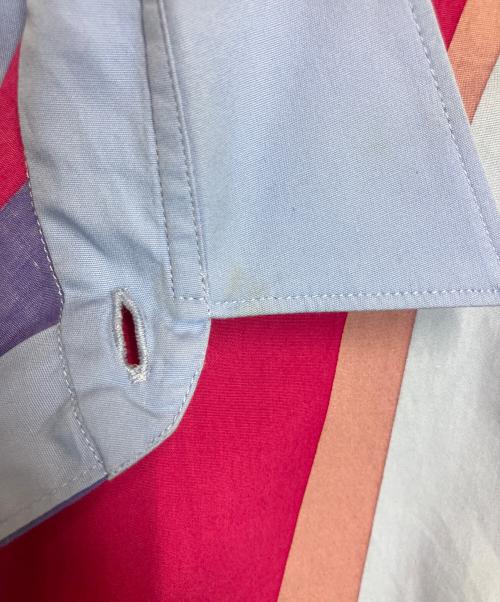 COMME des GARCONS SHIRT（コムデギャルソンシャツ）COMME des GARCONS SHIRT (コムデギャルソンシャツ) マルチストライプシャツ マルチカラー サイズ:Mの古着・服飾アイテム