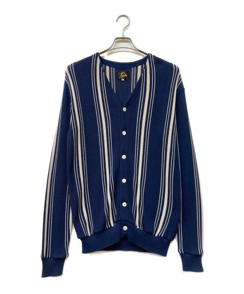Needles（ニードルズ）Needles (ニードルズ) カーディガン ネイビー×アイボリー サイズ:Lの古着・服飾アイテム
