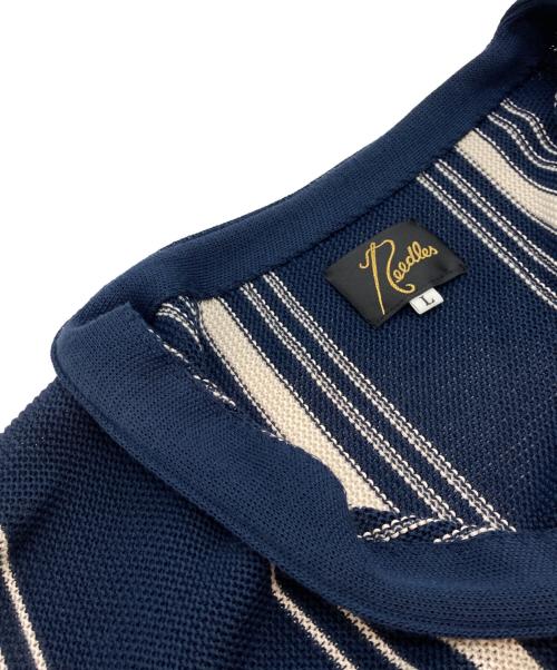 Needles（ニードルズ）Needles (ニードルズ) カーディガン ネイビー×アイボリー サイズ:Lの古着・服飾アイテム