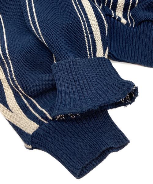 Needles（ニードルズ）Needles (ニードルズ) カーディガン ネイビー×アイボリー サイズ:Lの古着・服飾アイテム