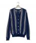 Needles（ニードルズ）の古着「カーディガン」｜ネイビー×アイボリー