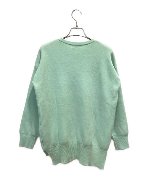 OBLI（オブリ）OBLI (オブリ) ミントニット ライトグリーン サイズ:FREEの古着・服飾アイテム
