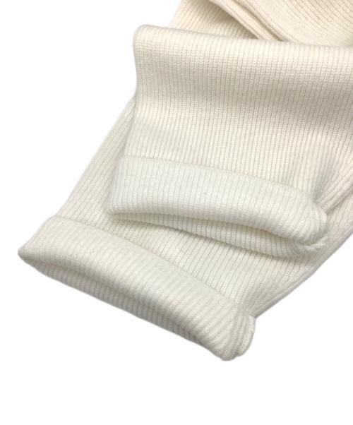 OBLI（オブリ）OBLI (オブリ) ショートニット ホワイト サイズ:Fの古着・服飾アイテム