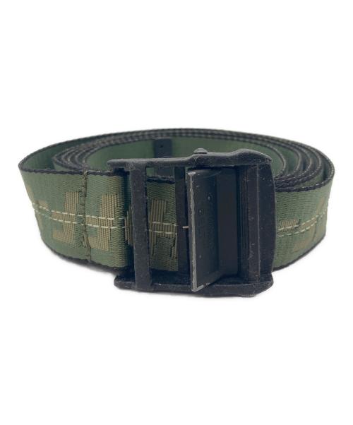 OFFWHITE（オフホワイト）OFFWHITE (オフホワイト) INDUSTRIAL BELT　インダストリアルベルト　ガチャベルト グリーンの古着・服飾アイテム