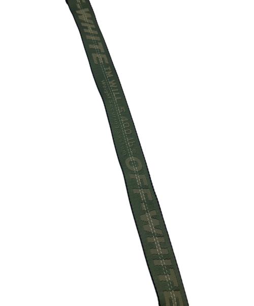 OFFWHITE（オフホワイト）OFFWHITE (オフホワイト) INDUSTRIAL BELT　インダストリアルベルト　ガチャベルト グリーンの古着・服飾アイテム