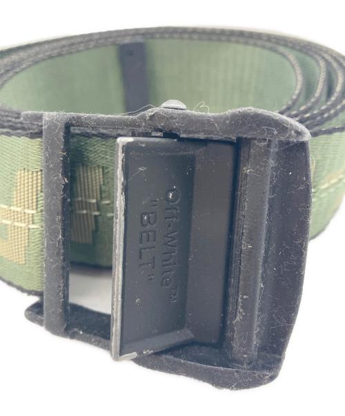 OFFWHITE（オフホワイト）OFFWHITE (オフホワイト) INDUSTRIAL BELT　インダストリアルベルト　ガチャベルト グリーンの古着・服飾アイテム