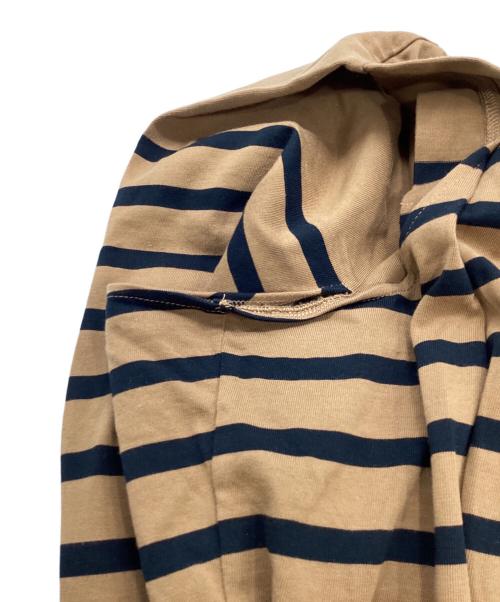 JOURNAL STANDARD relume（ジャーナルスタンダード レリューム）JOURNAL STANDARD relume (ジャーナルスタンダード レリューム) バスクシャツボクシーワンピース ブラウン×ブラック サイズ:Fの古着・服飾アイテム