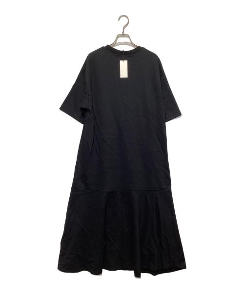 Munich（ミューニック）Munich (ミューニック) フレンチテリーフレアワンピース ブラック サイズ:0S 未使用品の古着・服飾アイテム