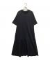 Munich（ミューニック）の古着「フレンチテリーフレアワンピース」｜ブラック