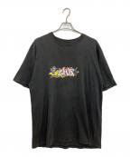 SANTAMONICA AIRLINESサンタモニカエアライン）の古着「プリントTシャツ」｜ブラック