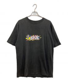 SANTAMONICA AIRLINES（サンタモニカエアライン）の古着「プリントTシャツ」｜ブラック