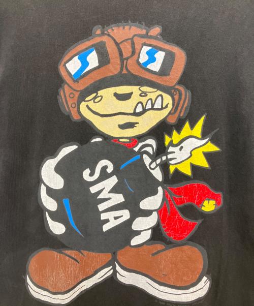 SANTAMONICA AIRLINES（サンタモニカエアライン）SANTAMONICA AIRLINES (サンタモニカエアライン) プリントTシャツ ブラック サイズ:不明の古着・服飾アイテム