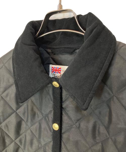 Traditional Weatherwear（トラディショナルウェザーウェア）Traditional Weatherwear (トラディショナルウェザーウェア) WAVERLY A-LINE(ウェーバリーAライン)キルティングジャケット ブラック サイズ:34の古着・服飾アイテム