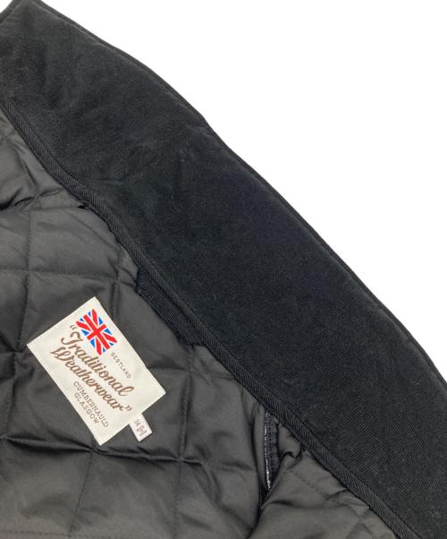 Traditional Weatherwear（トラディショナルウェザーウェア）Traditional Weatherwear (トラディショナルウェザーウェア) WAVERLY A-LINE(ウェーバリーAライン)キルティングジャケット ブラック サイズ:34の古着・服飾アイテム