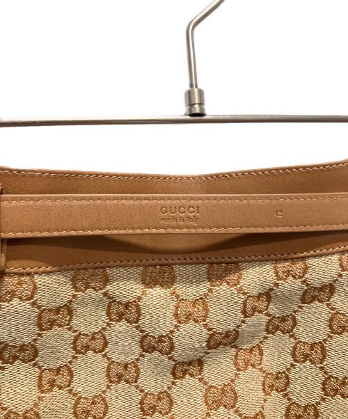 GUCCI（グッチ）GUCCI (グッチ) GG ロングスカート ベージュ サイズ:42の古着・服飾アイテム