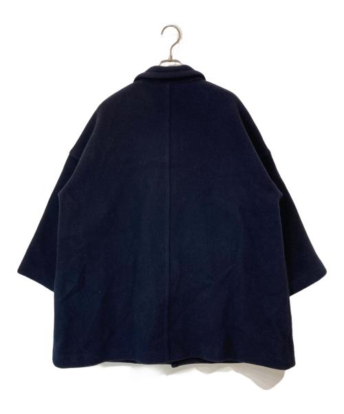 MACPHEE（マカフィー）MACPHEE (マカフィー) ショートパイルメルトン オーバーサイズドコート ネイビー サイズ:36の古着・服飾アイテム