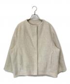 BALLSEYボールジィ）の古着「ウールパイルミルド ビルドネックショートコート」｜ベージュ
