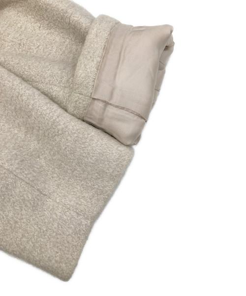 BALLSEY（ボールジィ）BALLSEY (ボールジィ) ウールパイルミルド ビルドネックショートコート ベージュ サイズ:36の古着・服飾アイテム