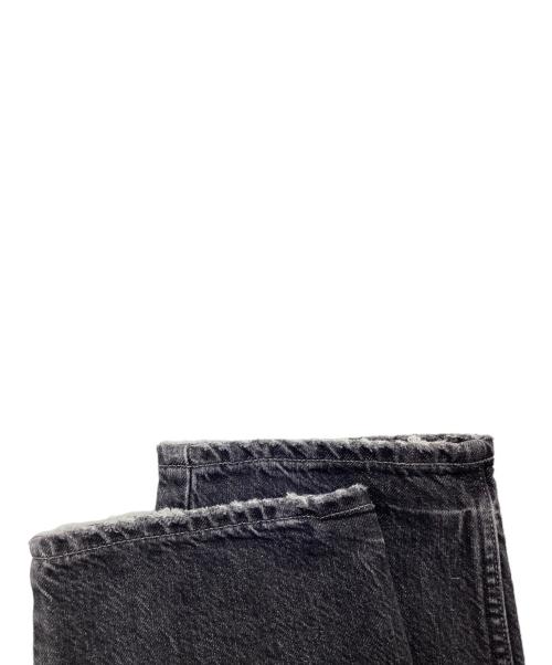 upper hights（アッパーハイツ）upper hights (アッパーハイツ) ハイライズストレートデニムパンツ ブラック サイズ:23の古着・服飾アイテム