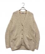 BABYLONEバビロン）の古着「コットンフェザーライクカーディガン」｜ホワイト