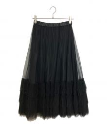 Diagram（ダイアグラム）の古着「ボリュームチュールスカート」｜ブラック