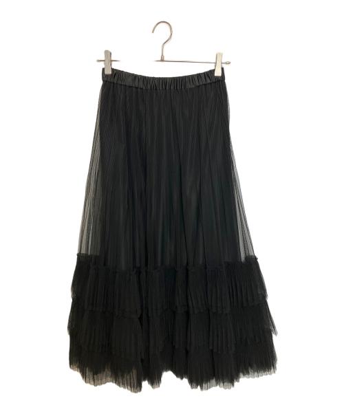 Diagram（ダイアグラム）Diagram (ダイアグラム) ボリュームチュールスカート ブラック サイズ:36の古着・服飾アイテム