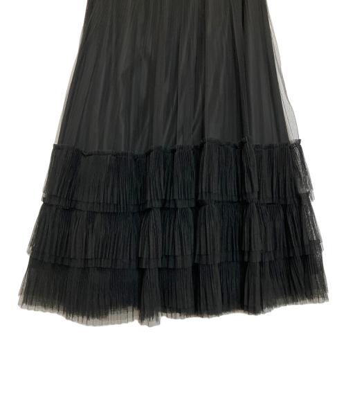 Diagram（ダイアグラム）Diagram (ダイアグラム) ボリュームチュールスカート ブラック サイズ:36の古着・服飾アイテム