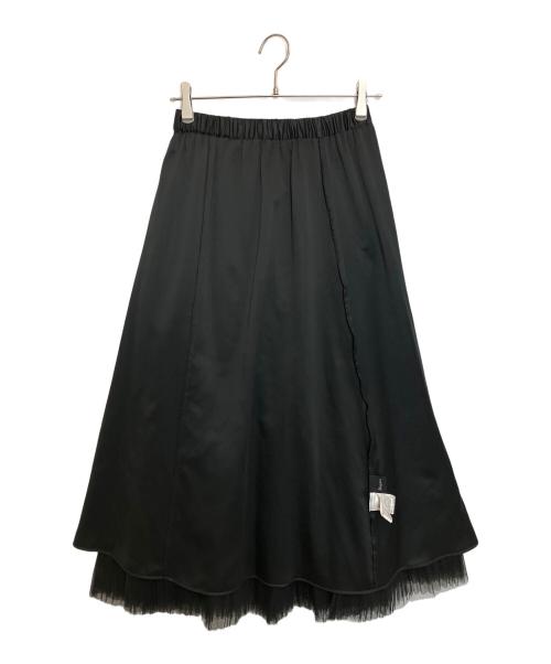 Diagram（ダイアグラム）Diagram (ダイアグラム) ボリュームチュールスカート ブラック サイズ:36の古着・服飾アイテム