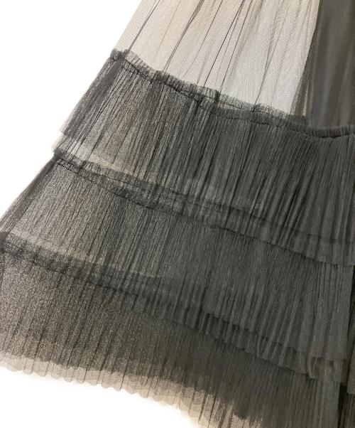 Diagram（ダイアグラム）Diagram (ダイアグラム) ボリュームチュールスカート ブラック サイズ:36の古着・服飾アイテム