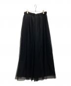 Diagramダイアグラム）の古着「チュールレイヤードパンツ」｜ブラック