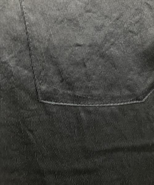 MANOF（マノフ）MANOF (マノフ) サイドラインサテンパンツ ブラック サイズ:Mの古着・服飾アイテム